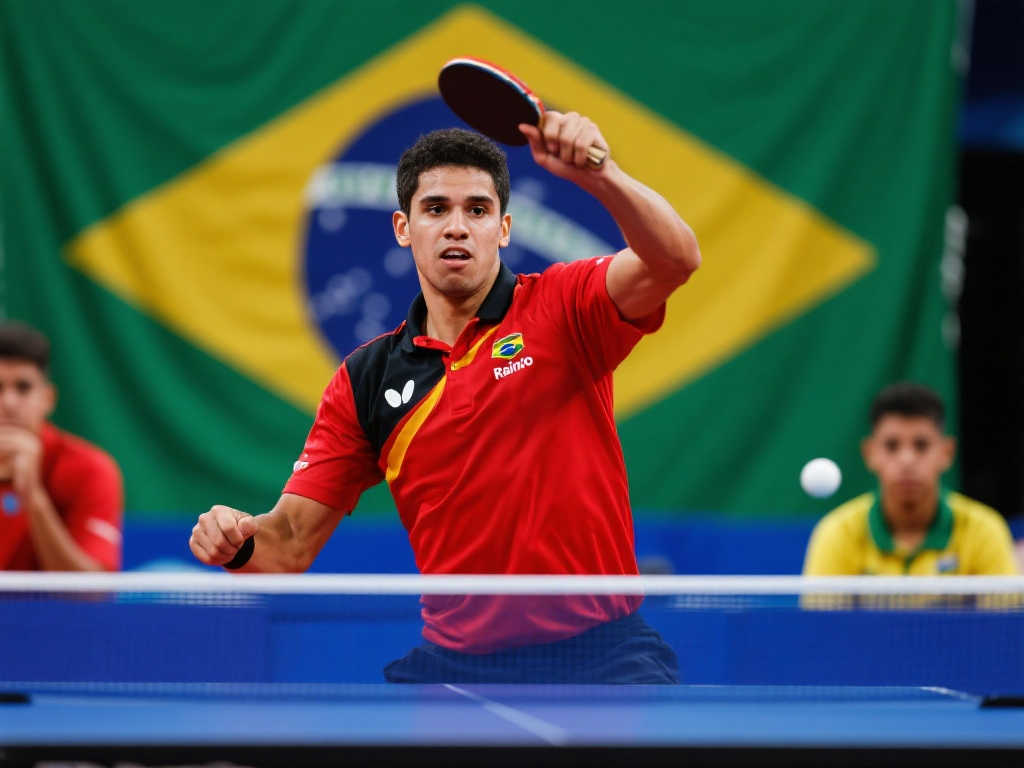 历史性突破！雨果成为首位晋级乒乓球世界杯男单决赛的巴西球员